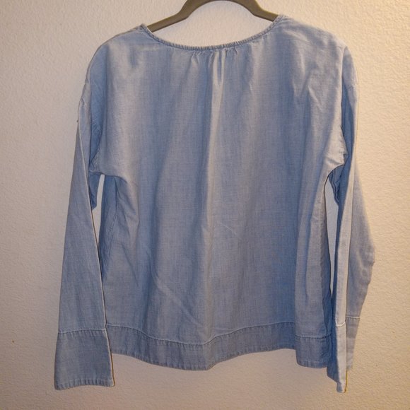 Madewell light blue chambray top - Picture 5 of 5